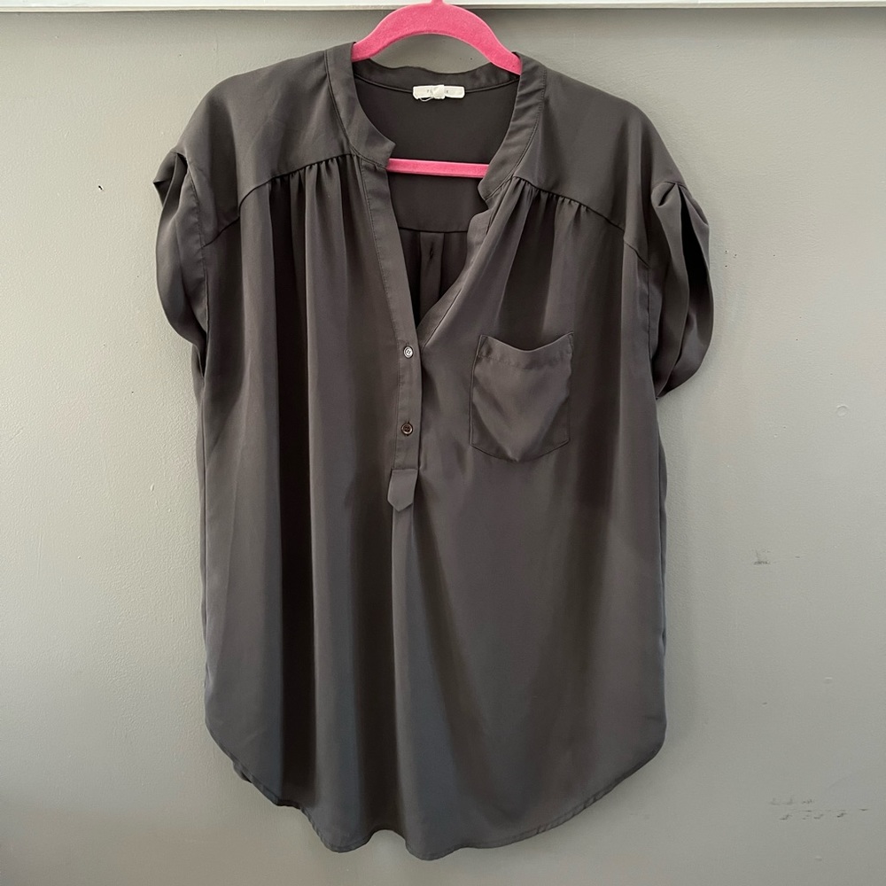 Olive green blouse
